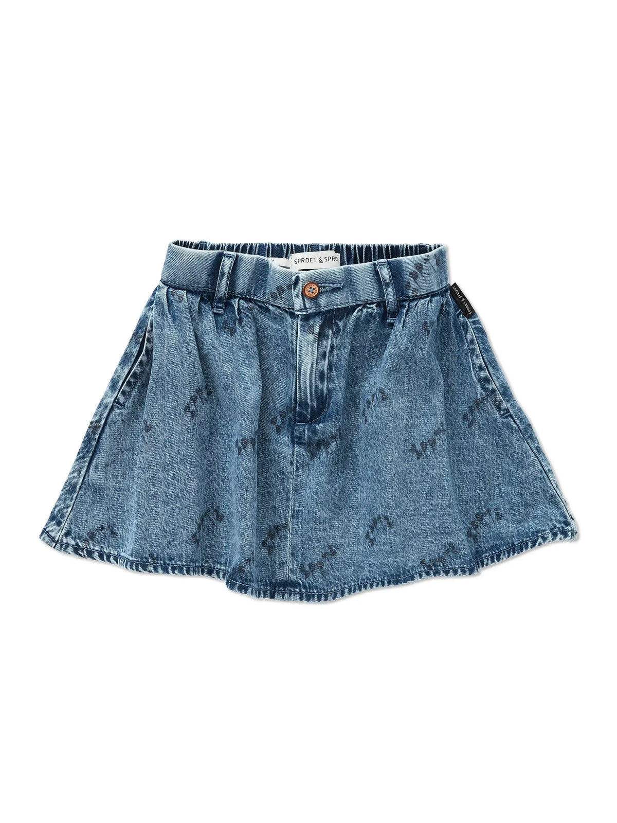 Sproet & Sprout Blauwe Denim Rok - Blue Denim