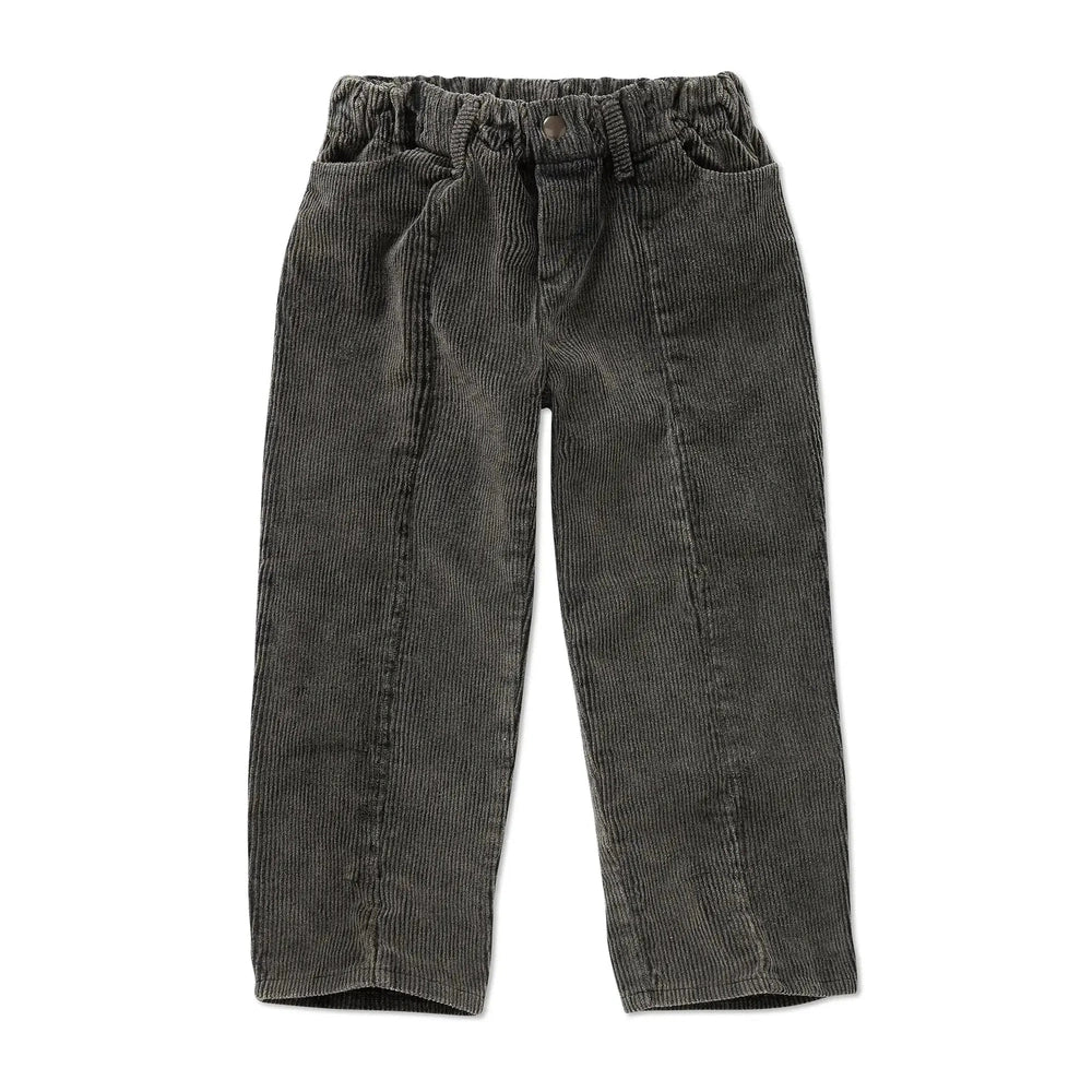 Sproet & Sprout Gewassen Ribfluwelen Broek - Blacked Washed