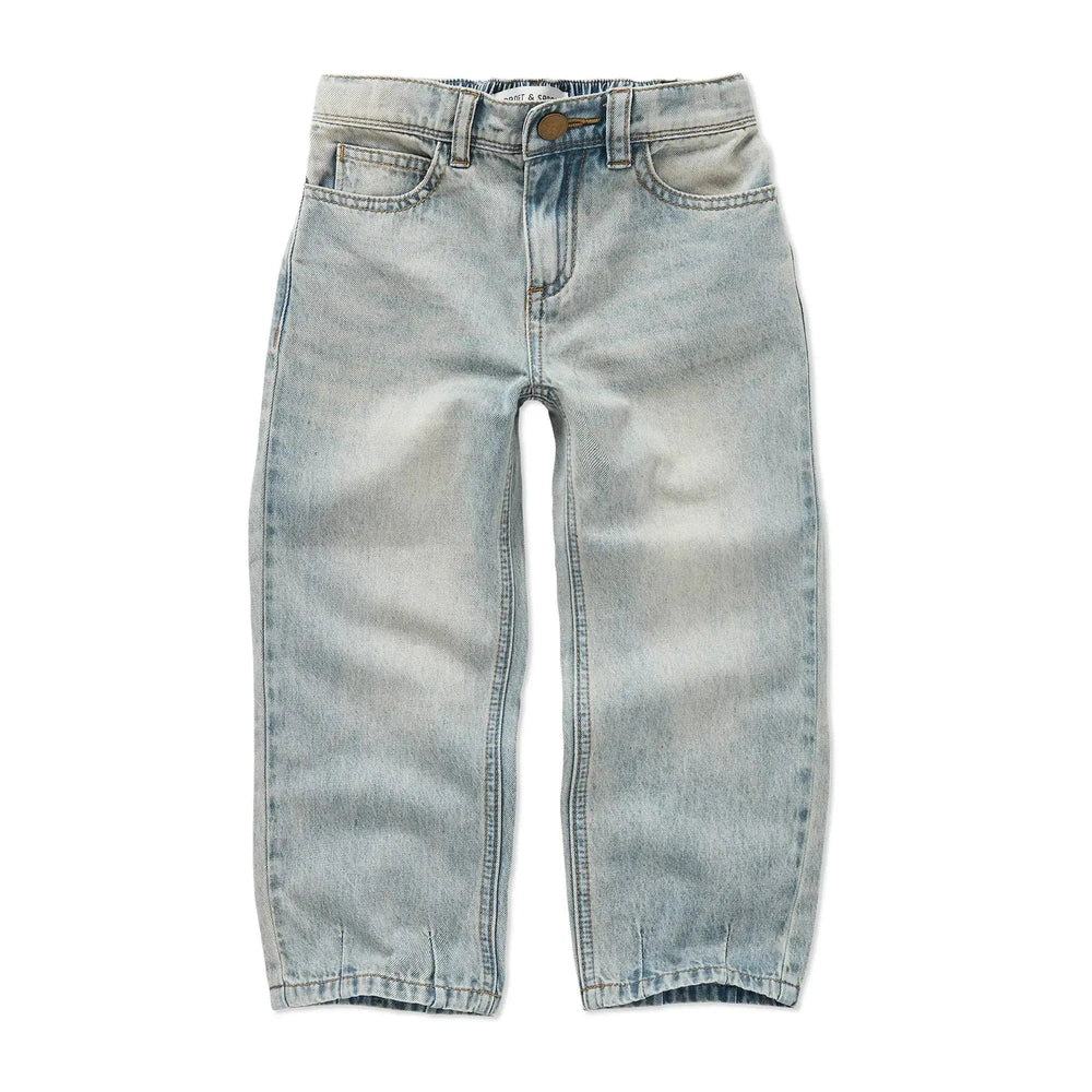 Sproet & Sprout Losse Denim Broek - Vintage Blue