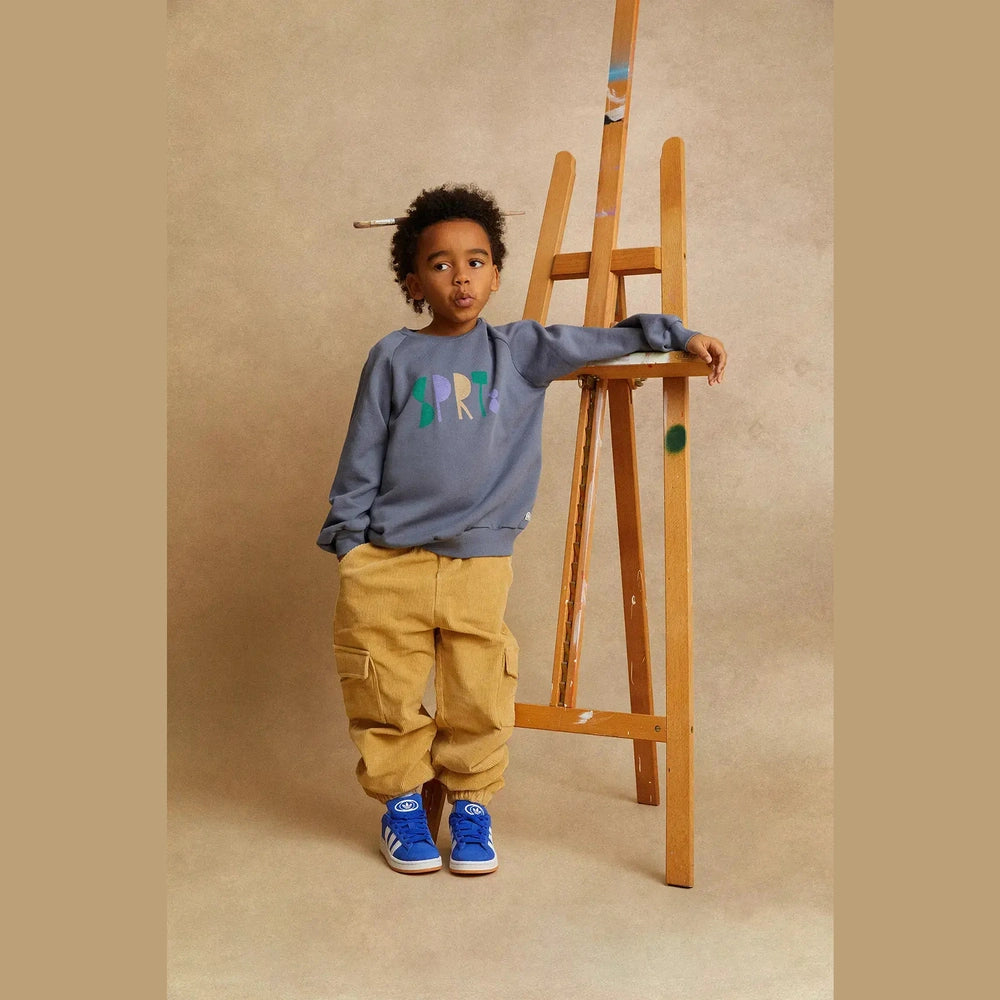 Sproet & Sprout Ribfluwelen Cargo Broek - Sand