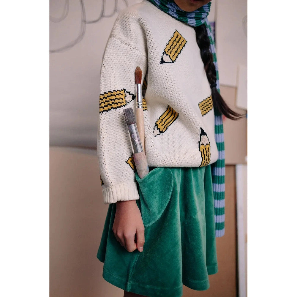 Sproet & Sprout Rok Met Grote Zakken - Deep Green
