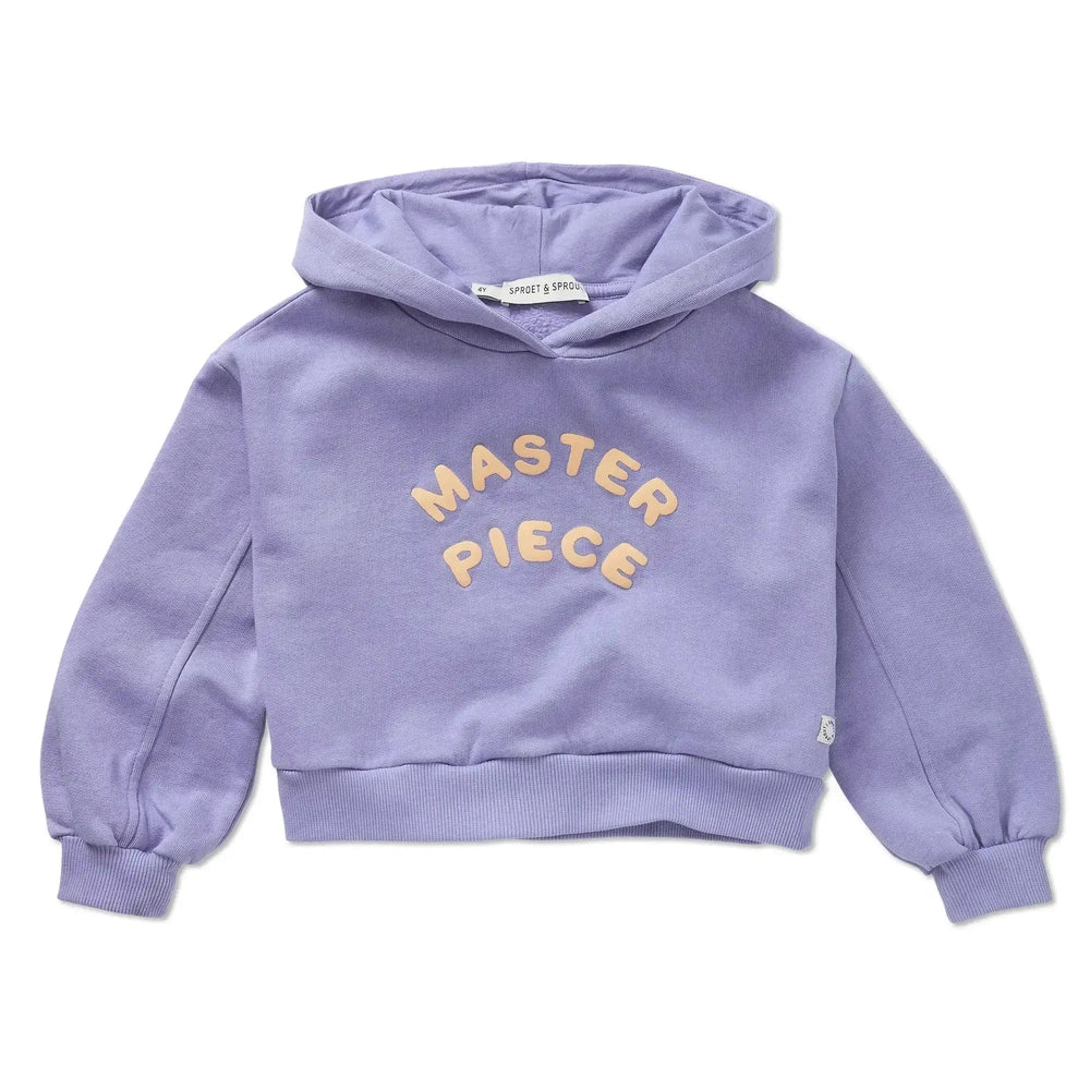 Sproet & Sprout Boxy Hoodie - Crayon Cloud