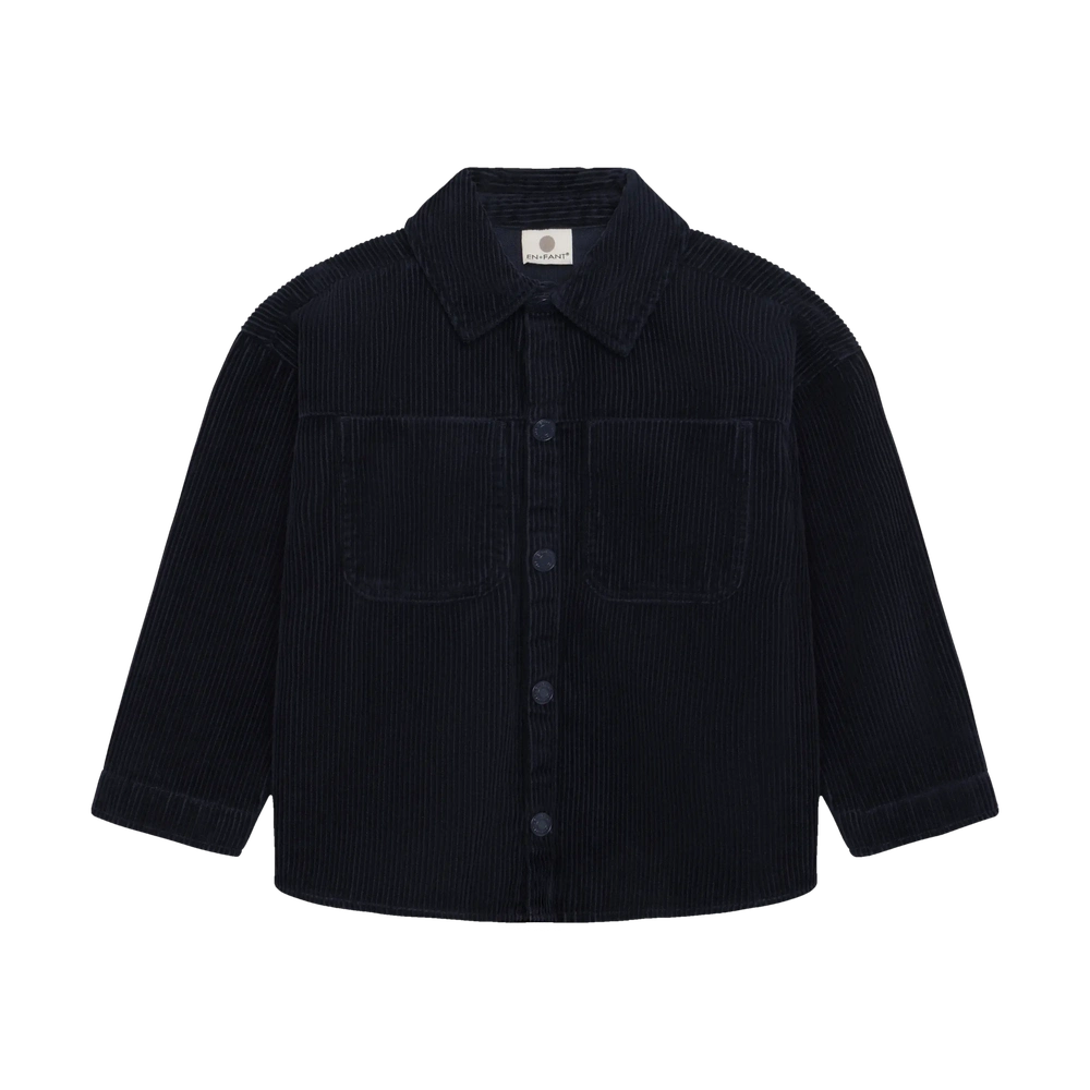 En Fant Ribfluwelen Overshirt - Parisian Night