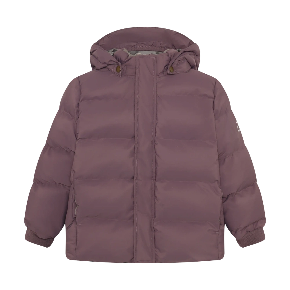 Gesteppte Jacke, unifarben - Flint