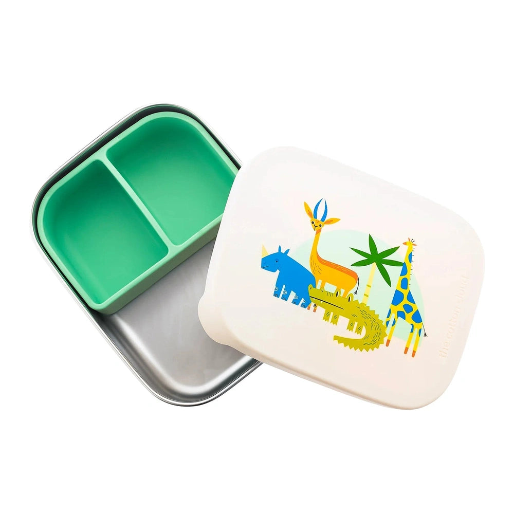 The Cotton Cloud Stainless Steel Lunchbox - Croc Rock