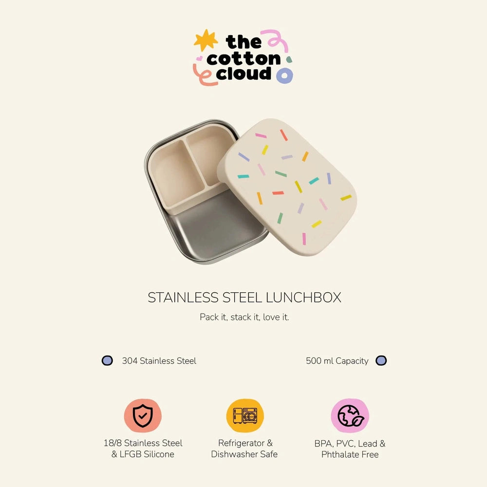 The Cotton Cloud Stainless Steel Lunchbox - Woof Gang
