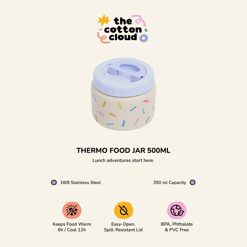 The Cotton Cloud Thermo Food Jar 350ml - Woof Gang