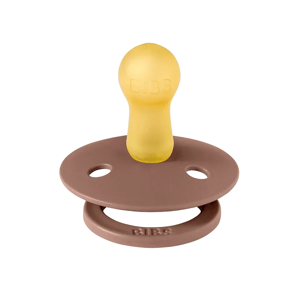 BIBS Fopspeen Rond 2-pack - Woodchuck/Blush