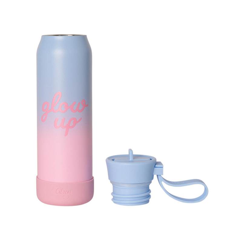 Citron Small Water Bottle 350ml - Blue Pink Glow Up