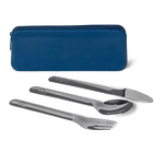 Citron Cutlery Set With Pouch - Blue