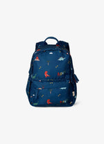 Sac à dos moyen Citron - Dino bleu
