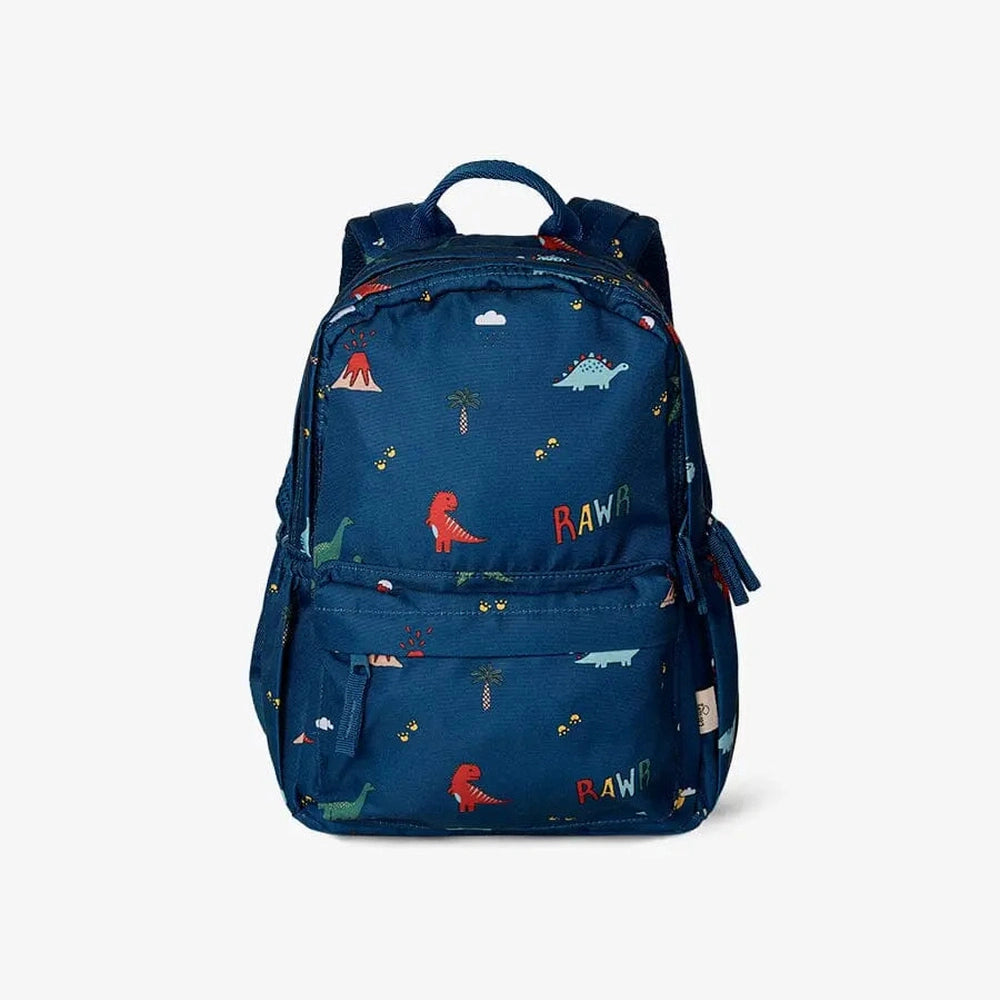 Sac à dos moyen Citron - Dino bleu