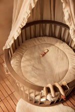 Jollein Boxkleed Rond Fluffy - Sand