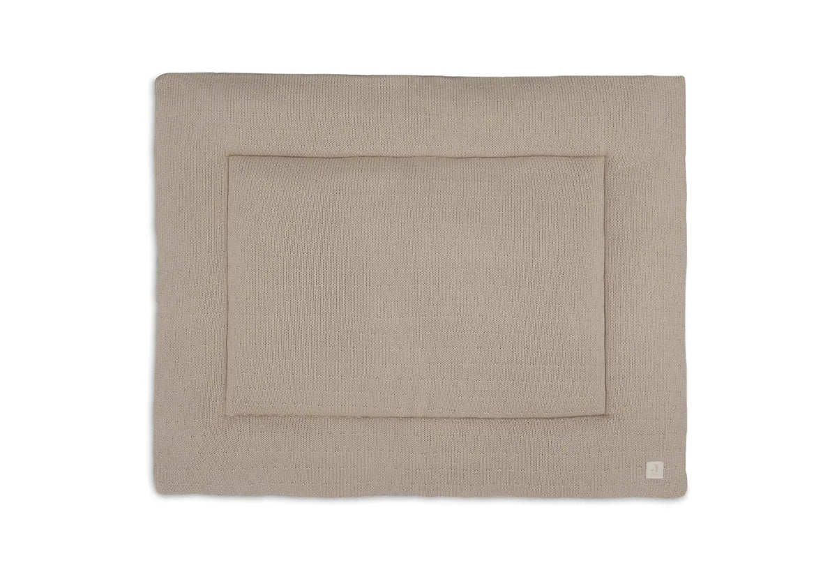 Jollein Boxkleed Sprinkle Knit 75x95 cm - Sand