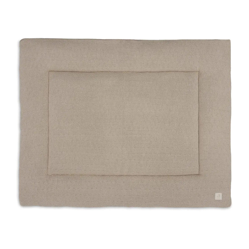 Jollein Boxkleed Sprinkle Knit 75x95 cm - Sand