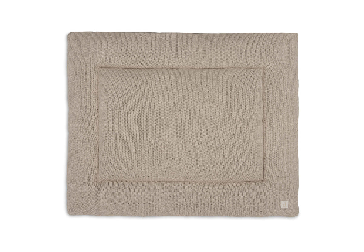 Jollein Boxkleed Sprinkle Knit 75x95 cm - Sand
