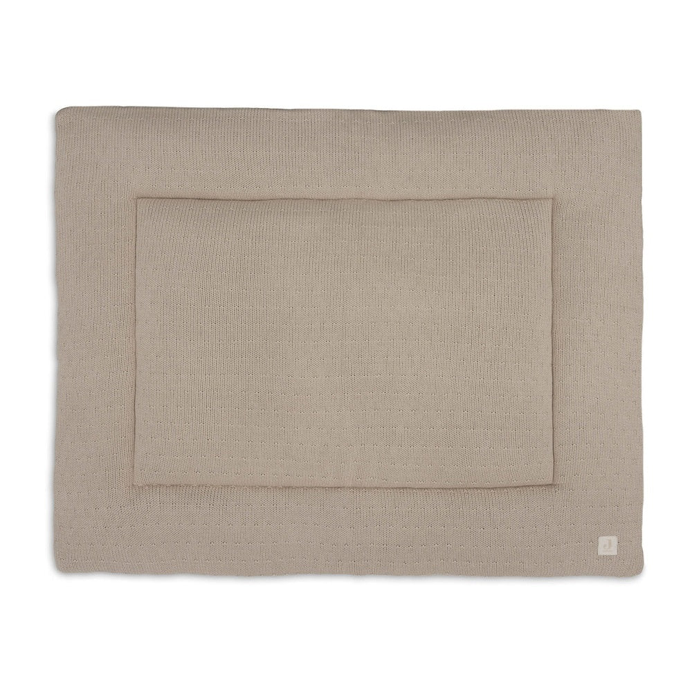 Jollein Boxkleed Sprinkle Knit 75x95 cm - Sand