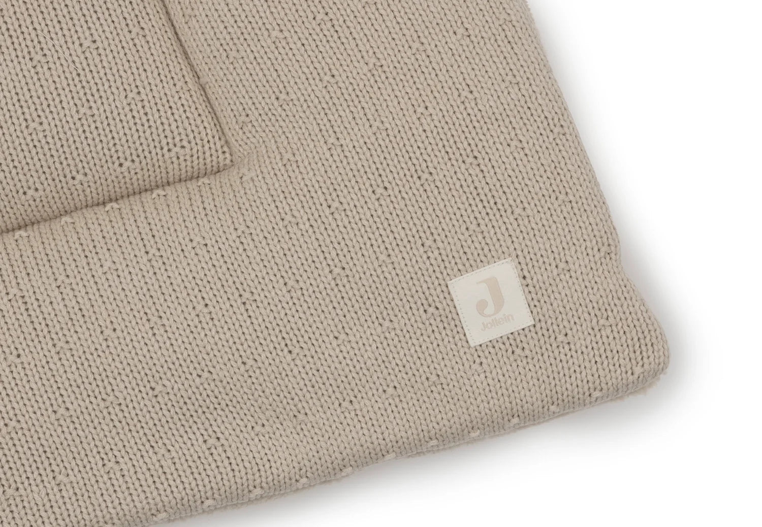 Jollein Boxkleed Sprinkle Knit 75x95 cm - Sand
