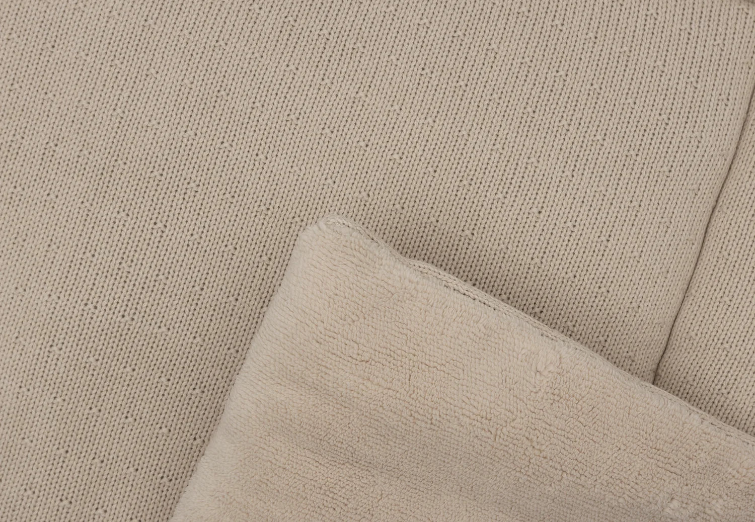 Jollein Boxkleed Sprinkle Knit 75x95 cm - Sand