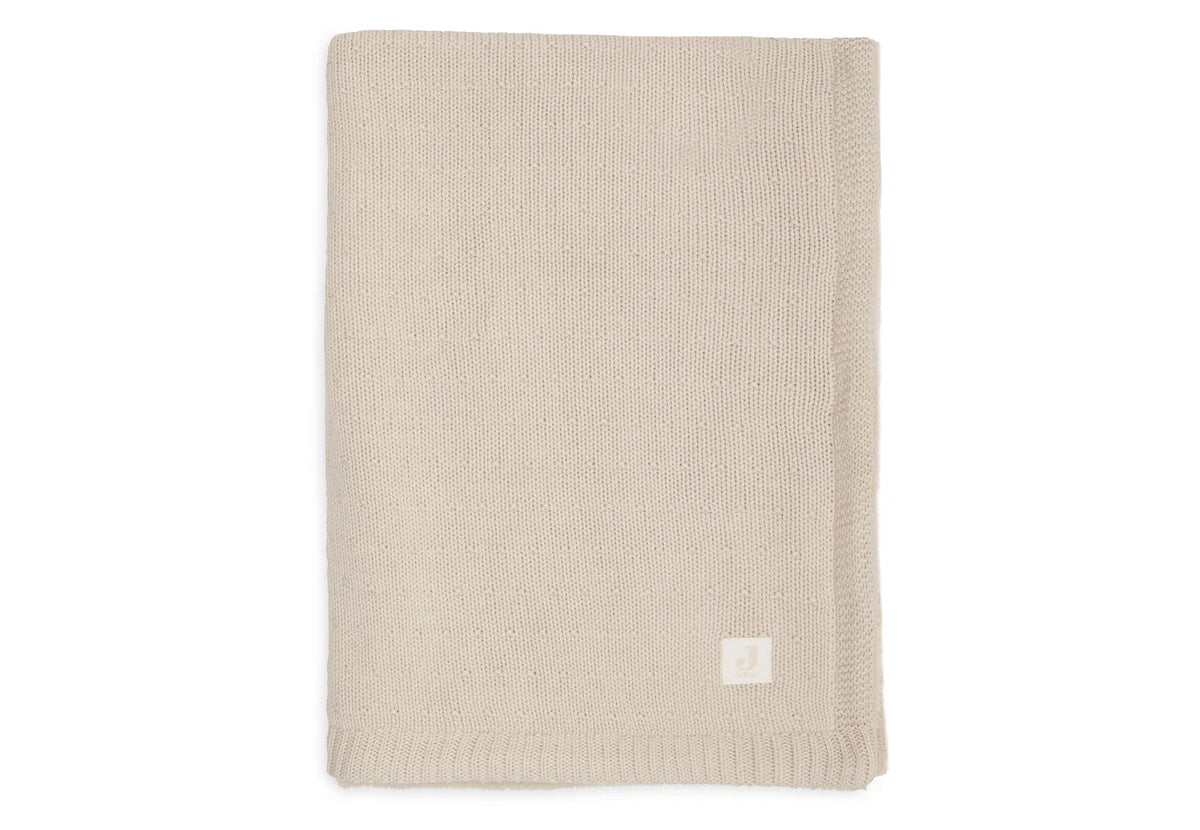 Jollein Deken Wiegdeken Sprinkle Knit/Fluffy 75x100 cm - Sand