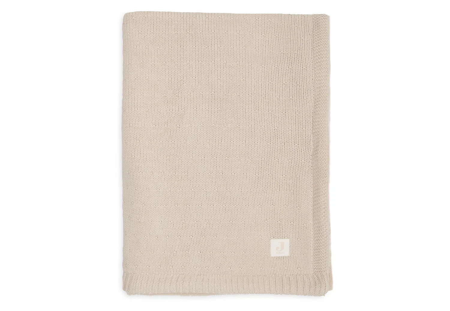 Jollein Deken Wiegdeken Sprinkle Knit/Fluffy 75x100 cm - Sand