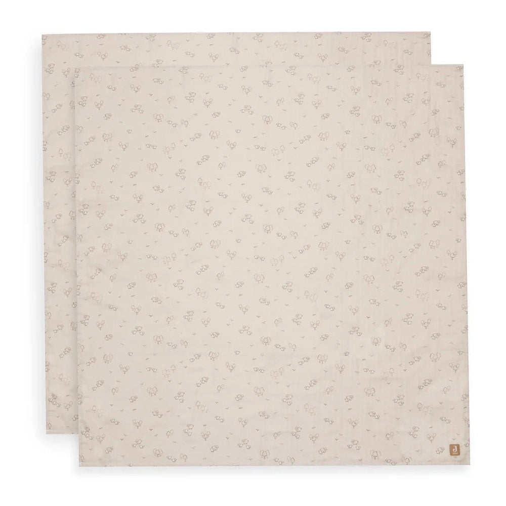 Jollein Hydrofiele Doek Large 115x115cm 2-pack - Woolly