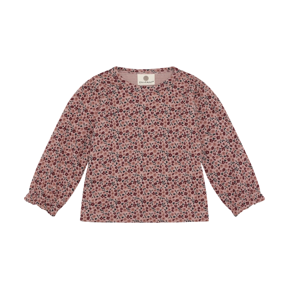 En Fant T-Shirt Lange Mouwen - Adobe Rose