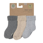 Lässig 3-pack Sokken GOTS - Grey