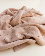 Hvid Blanket Bibi Apricot