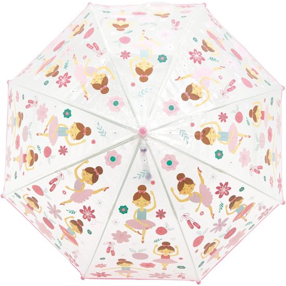 Little L Paraplu Transparant 70 cm - Ballerina's