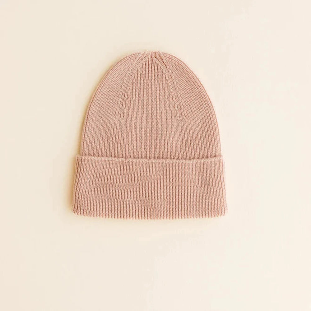 Hvid Beanie Fonzie Powder