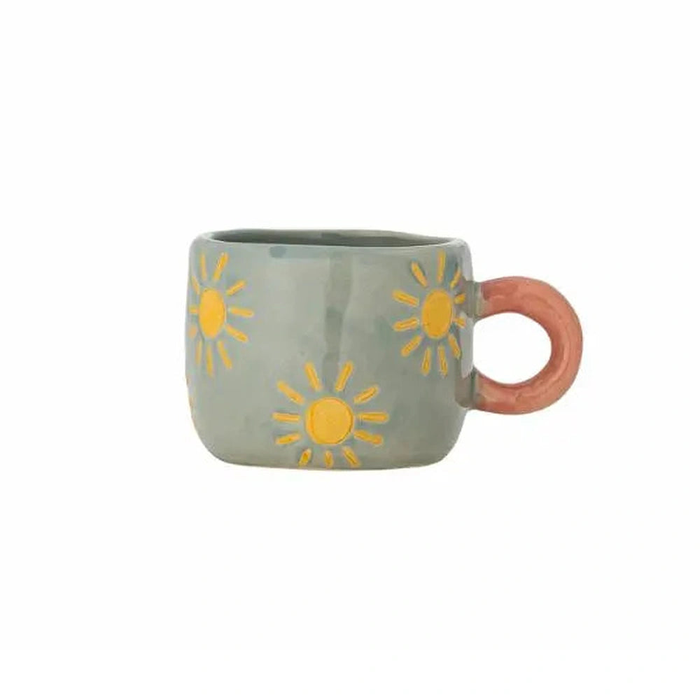 Bloomingville Nini Mok In Aardewerk - Blauw