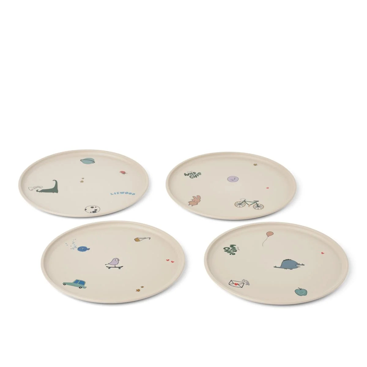 Liewood Remco Bord 4-Pack Tamtam / Sandy