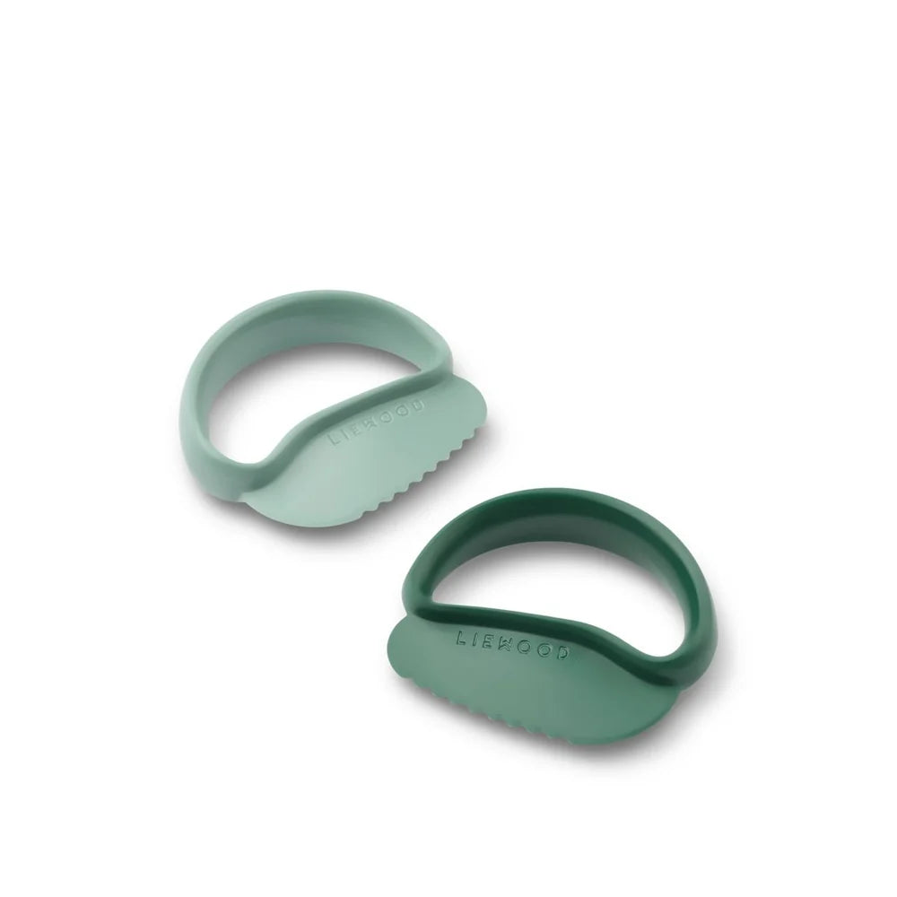 Liewood Riven Veilig Snijmes Voor Peuters En Kleuters 2-Pack Peppermint / Garden green