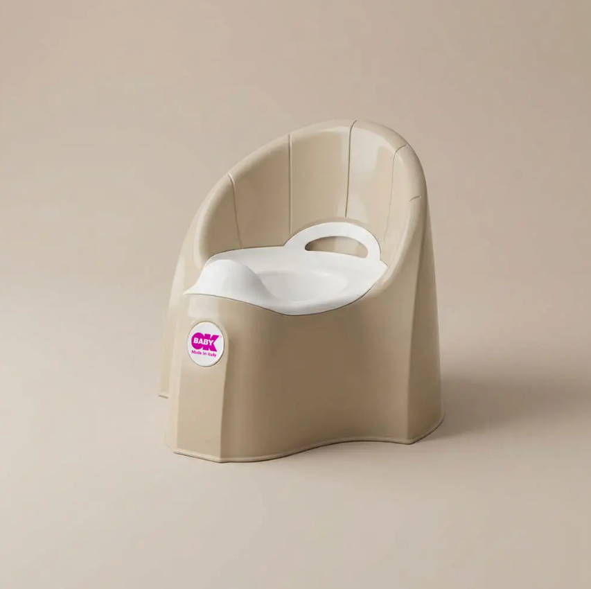 OkBaby Plaspotje - Pasha Beige Sand | Zindelijkheidstraining