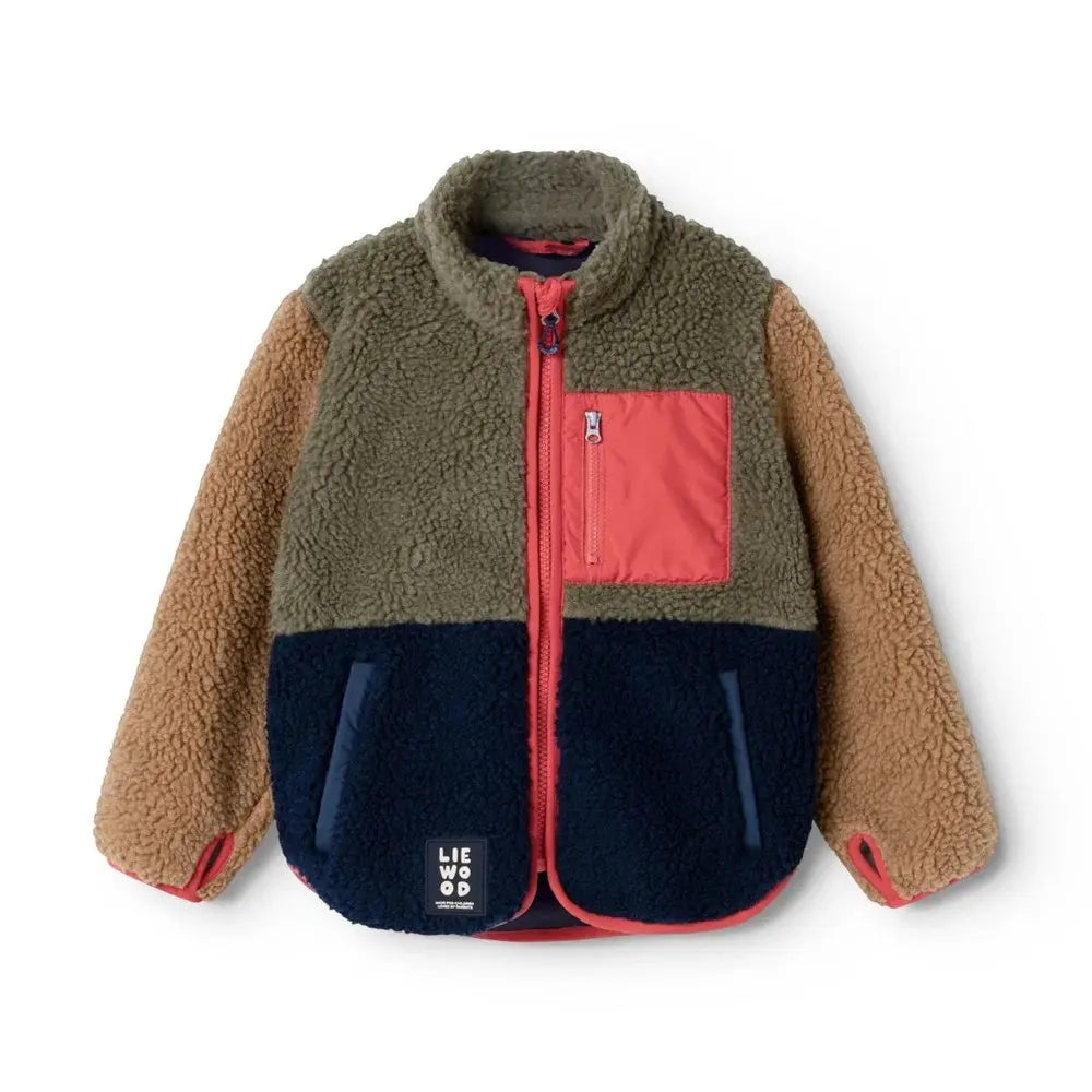 Liewood - veste polaire NOLAN - brun multicolore