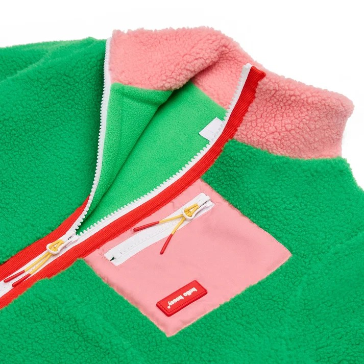 Hello Hossy - Fleecejas - Green Candy