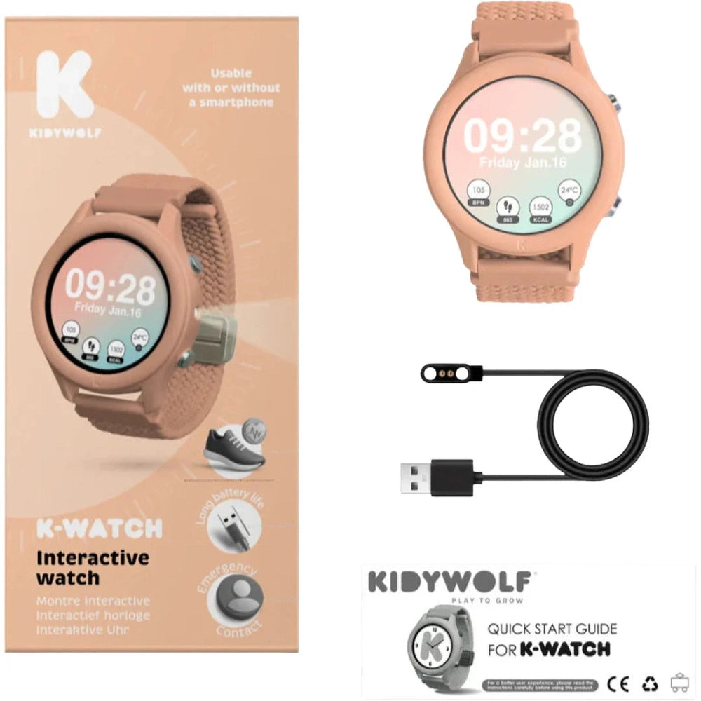 Kidywolf K-Watch Interactive Watch - Coral