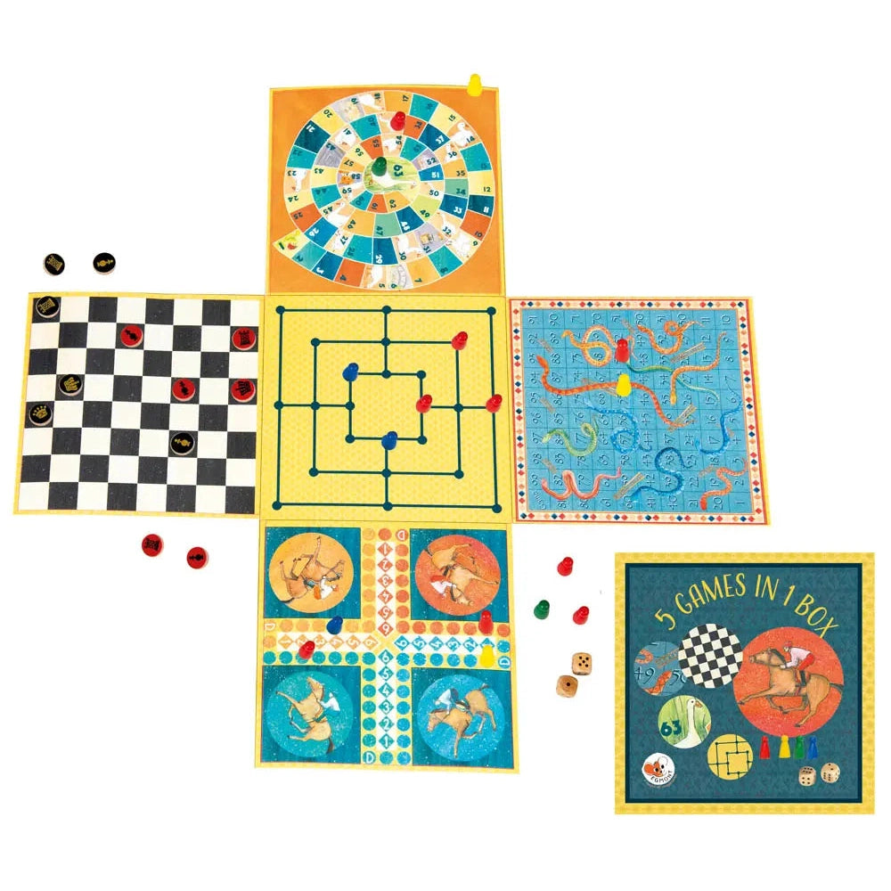 Egmont Toys - Vijf Spellen In Een Doos