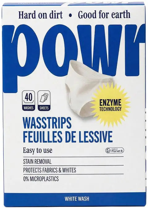 POWR Wasstrips 40 Wasbeurten - Witte Was
