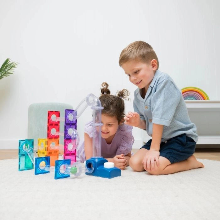 CONNETIX Magnetische Knikkerbaan Pastel – 47-delig