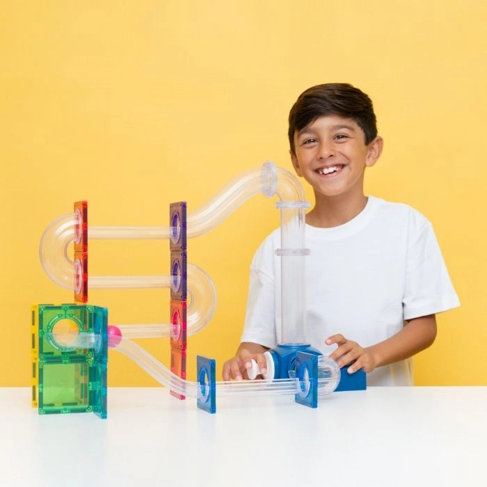 CONNETIX Magnetische Knikkerbaan Pastel – 47-delig