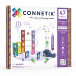 CONNETIX Magnetische Knikkerbaan Pastel – 47-delig