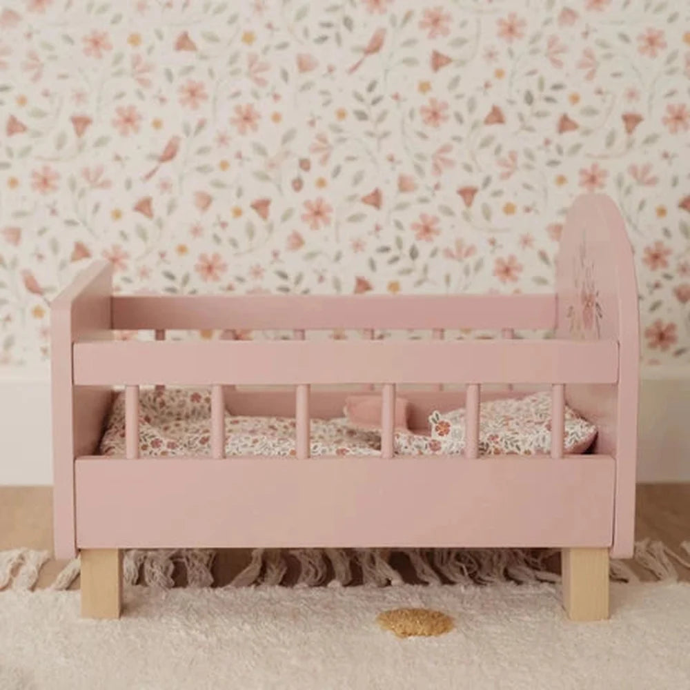 Little Dutch Houten Poppenbedje - Roze