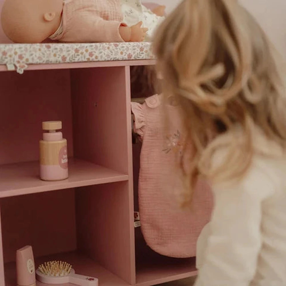 Little Dutch Poppencommode - Roze