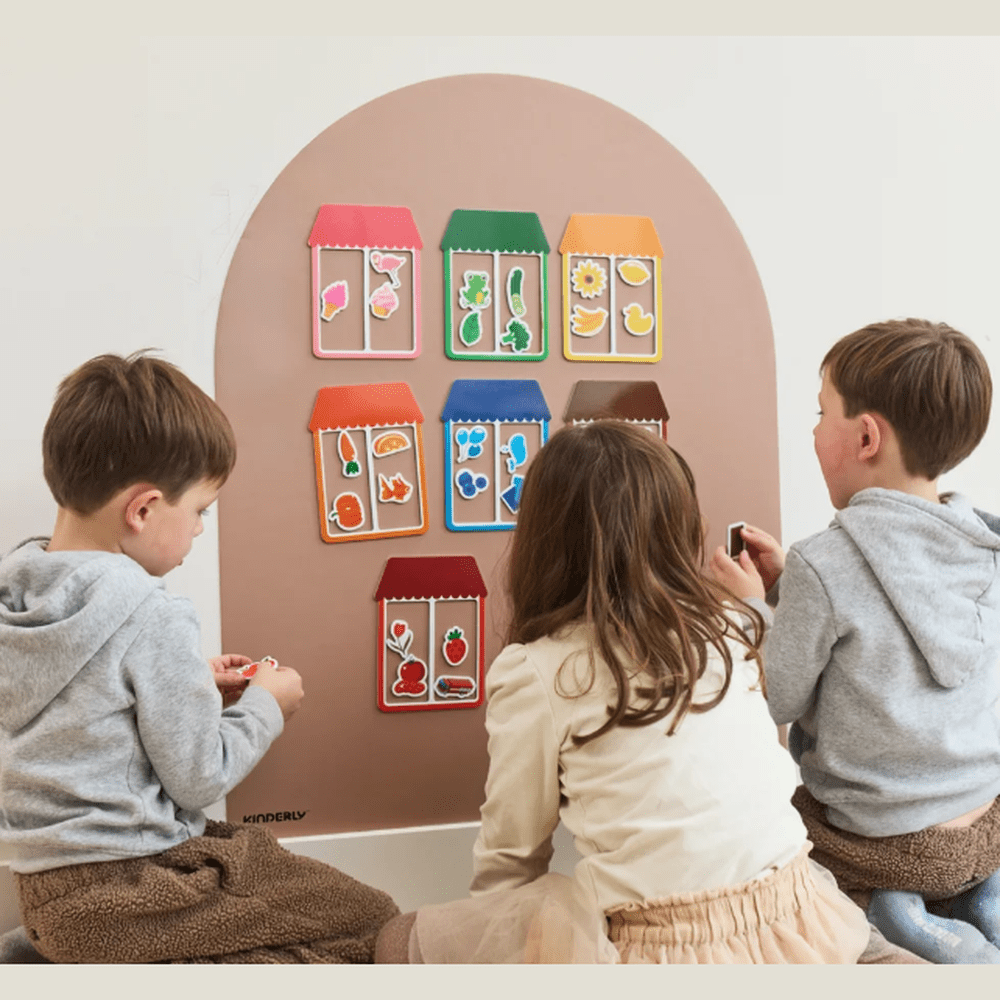 Kinderly Verwijderbaar Magnetisch Behang - Sky Blue