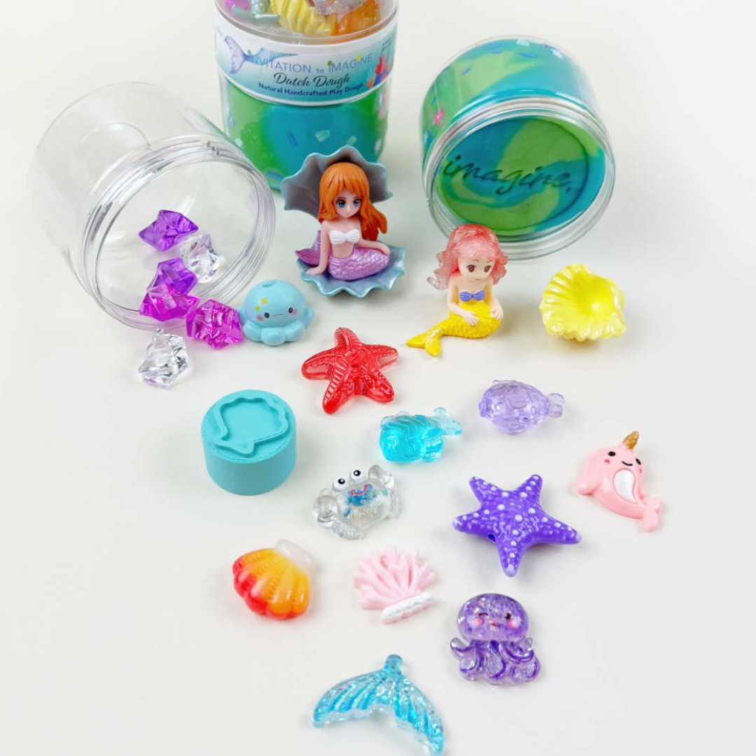 Dutch Dough Invitation To Imagine Play Pot - Mermaid