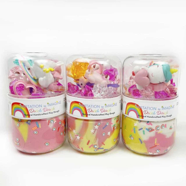 Dutch Dough Invitation To Imagine Play Pot - Rainbow