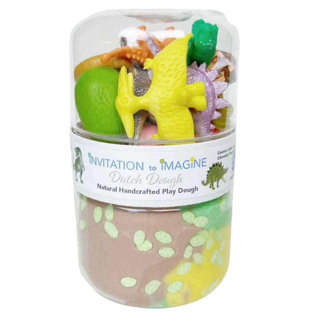 Dutch Dough Invitation To Imagine Play Pot - Dino