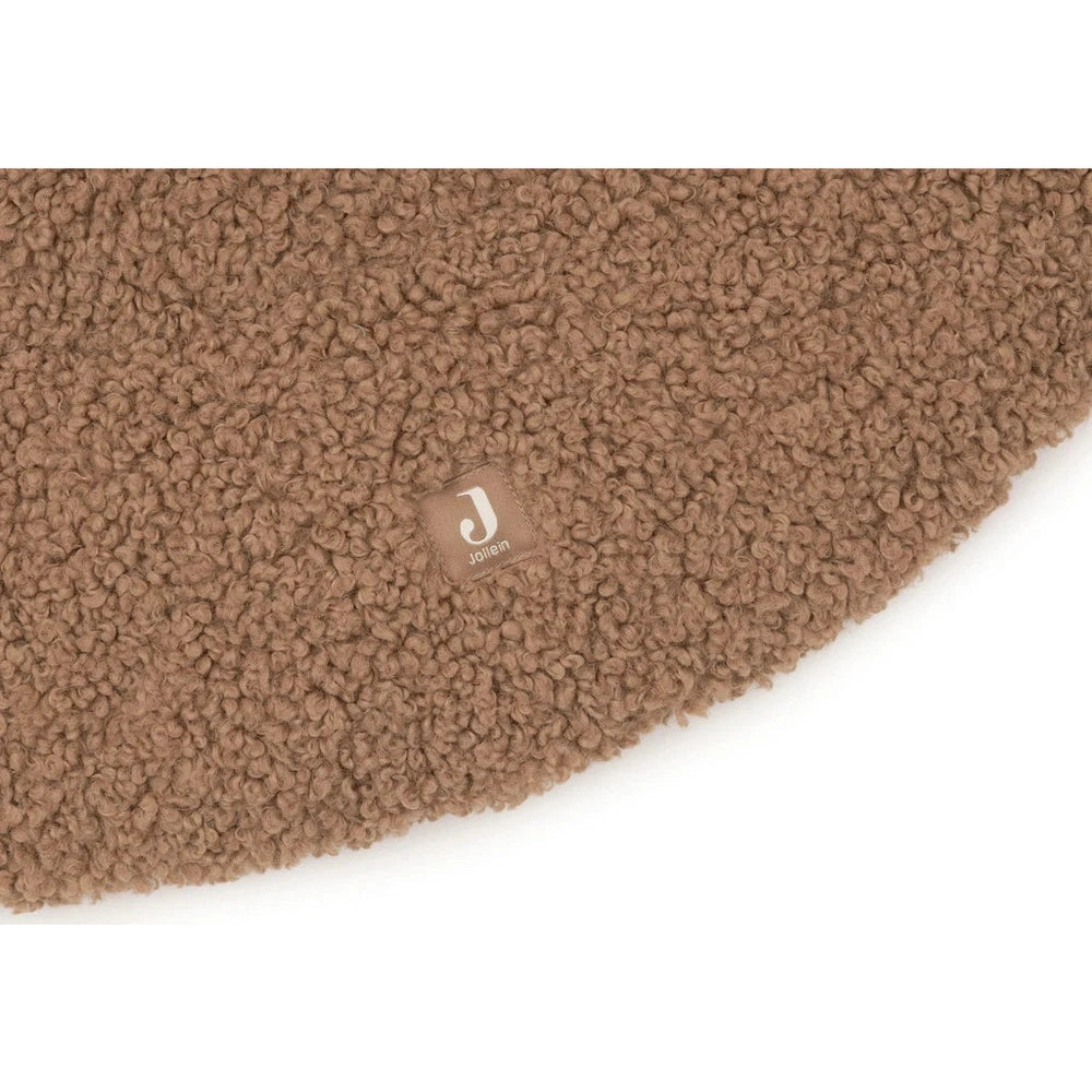 Jollein Boxkleed Rond Ø 95cm Curlé - Dark Hazel